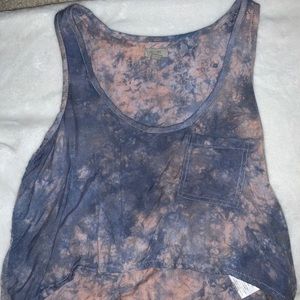 Cropped Tie-Dye Top